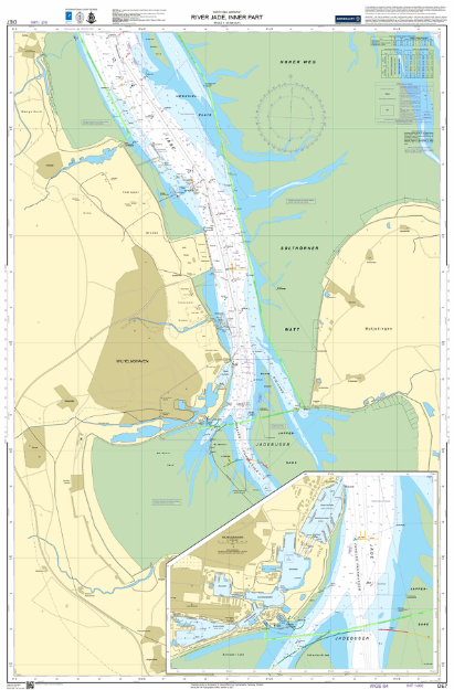 Duitse kaart 7 - River Jade, inner part